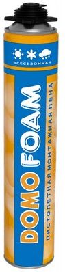Пена монтажная Domofoam PRO, всесезонная, 750 мл/445 гр купить в СОМ