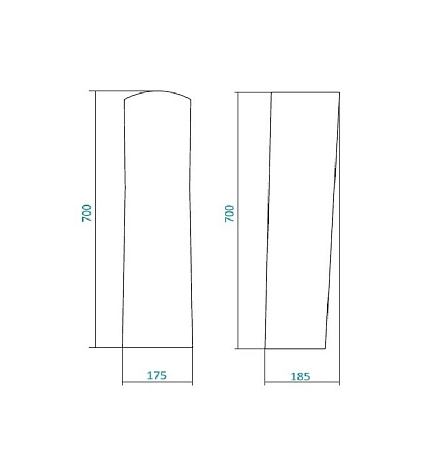 Умывальник Сантек Бриз-50, с постаментом БИЦ купить в СОМ