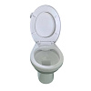 Унитаз-компакт СОМ Антистресс F-06/C637, безободковый, сиденье полипропилен купить в СОМ