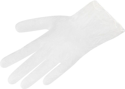 Перчатки Рыжий кот виниловые прозрачные 100шт XL купить в СОМ