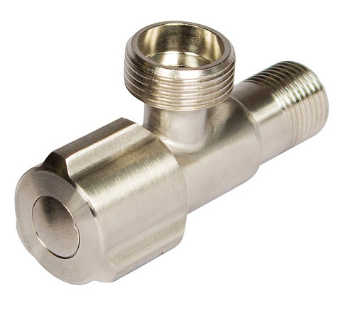 Кран шаровый угловой 1/2 х3/4, 772596 купить в СОМ