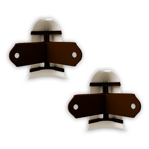 Угол наружный для напольного плинтуса 277  Лексида с крепежом 55мм Сосна пиренейская купить в СОМ