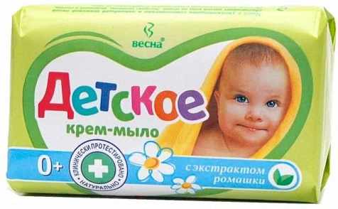 Мыло туалетное Детское с Ромашкой 90г купить в СОМ