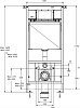 Инсталляция Azario AZ-8010-1000, унитаз Ormi AZ-0253VD, торнадо, сиденье микролифт, без кнопки купить в СОМ