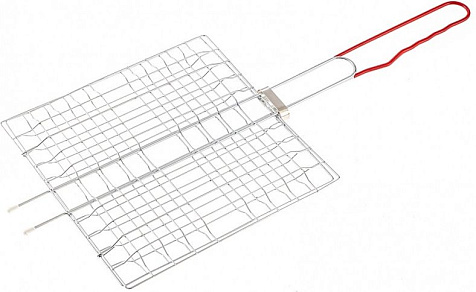Решетка-гриль Sparta, 230 x 230 мм, хромированная, PVC рукоятка купить в СОМ