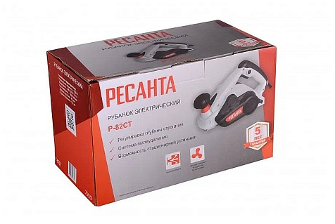 Рубанок электрический РЕСАНТА Р-82СТ, со станиной, пылесборник купить в СОМ