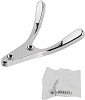 Крючок мебельный SANBERG 2-х рожковый Банни, хром купить в СОМ