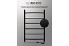 Полотенцесушитель электрический Indigo Arc (electro) 800х500 мм, черный муар, универсальный купить в СОМ