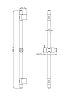 Стойка душевая Milardo Simp SIM6500M17 купить в СОМ