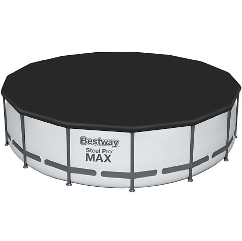 Бассейн каркасный Bestway 56488 457x107см+фильтр-насос+лестница+тент купить в СОМ