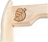 Полка для бани с вешалкой 3 рожка Волна 53×37×9см Липа Добропаровъ купить в СОМ