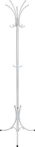 Вешалка напольная Корона 630х630х1820мм белая купить в СОМ