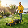 Газонокосилка аккумуляторная HUTER СLM-40 Li-ion, 4.0 А/ч, несамоходная купить в СОМ