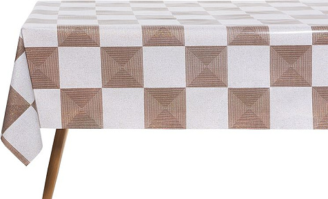 Клеенка Dekorelle Glance GT656 ПВХ тканая основа 1,4х20м клетка купить в СОМ