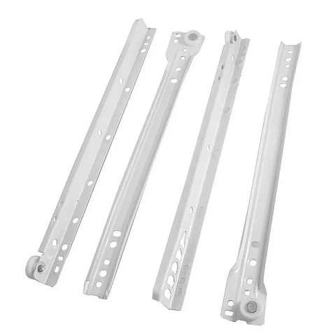 Направляющие роликовые  550мм, белые купить в СОМ