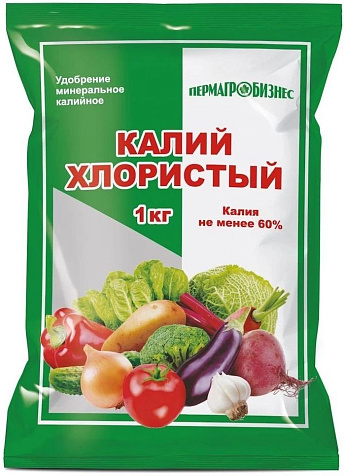 Удобрение калий хлористый с микроэлементами 1кг купить в СОМ