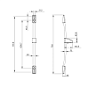 Стойка душевая Iddis  А30311, мыльница купить в СОМ
