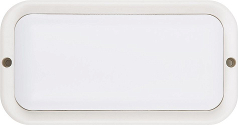 Светильник светод. влагозащ. ЖКХ  Volpe ULW-Q228 18W 1620lm 4000K  прямоуг/белый 195x95x35  IP65 купить в СОМ
